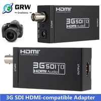 newes sdi converter mini 3g sdi hdmi compatible adapter full hd 1080p sdi to hdtv audio converter supports hd sdi and 3g sdi