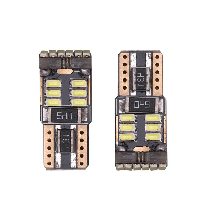 

20pcs Wholesale T10 canbus led 18led 3014 smd t10 Led Smd Car light w5w 194 t10 18smd Led lamp No Error auto light