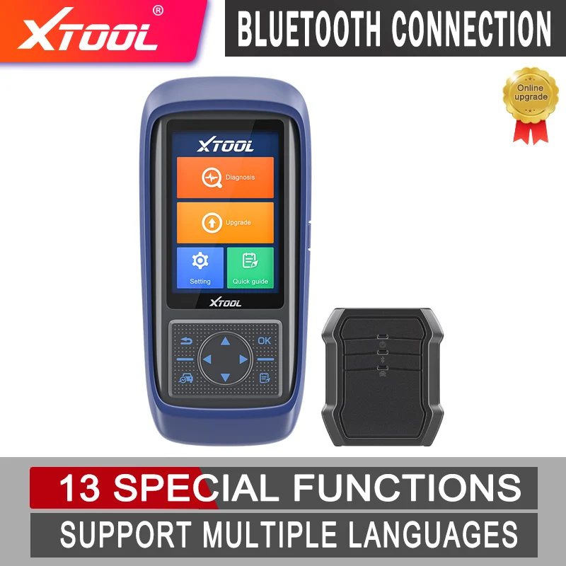 XTOOL A30Pro OBD2 считыватель кодов Сканер для полной диагностики с 13 службой сброса