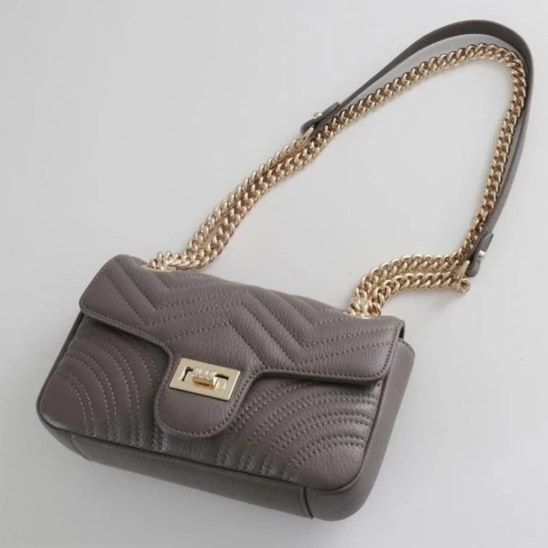 Женская сумка из натуральной кожи с V-образным вырезом | Багаж и сумки