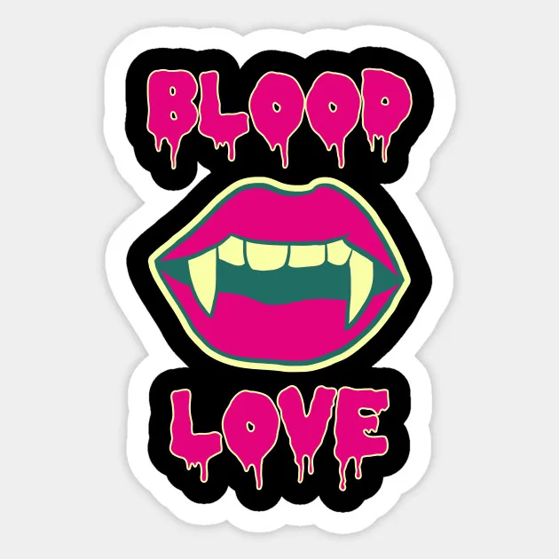 Сексуальная Хэллоуин губы любовь поцелуй Горячая наклейка JDM аниме оформление