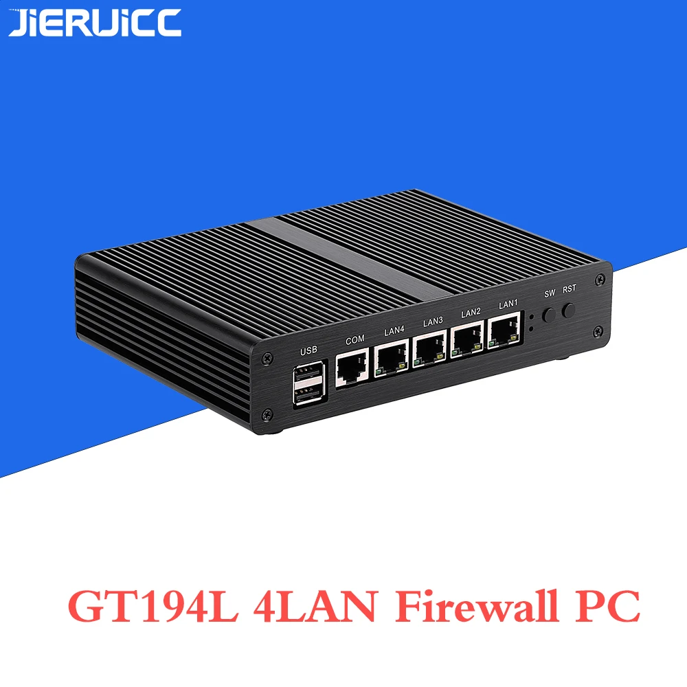 Мини ПК pfsense маршрутизатор J1900 для небольшой сети vpn брандмауэр мини компьютер 4