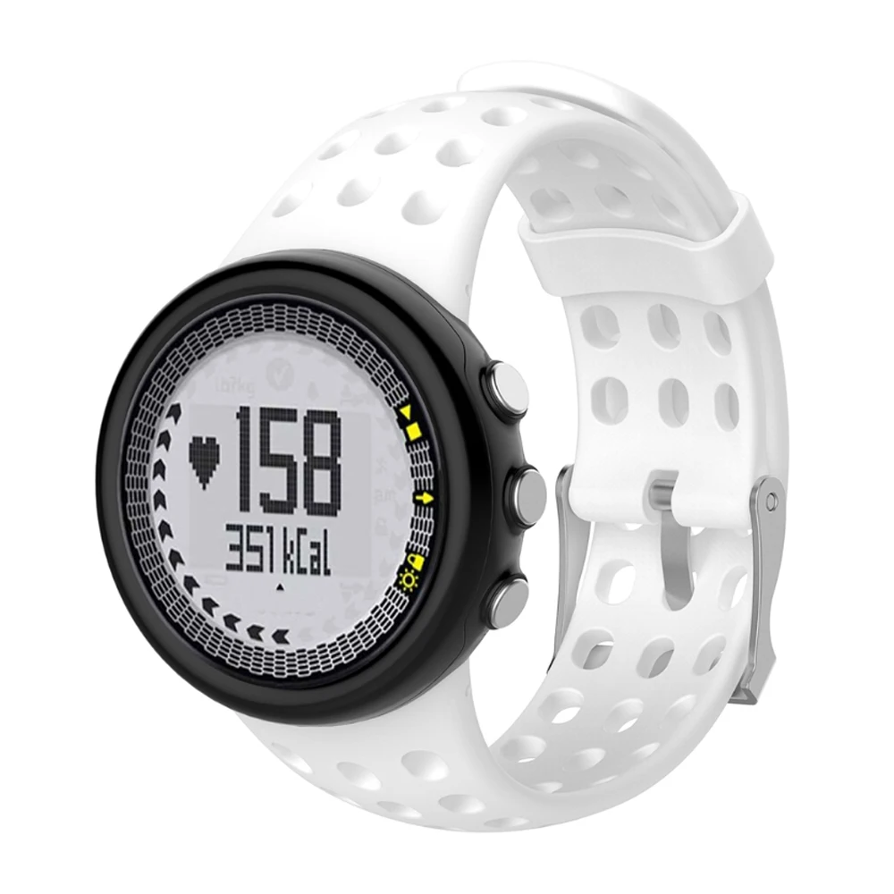 Ремешок силиконовый для Suunto M1/2/3/4/5 резиновый сменный Браслет из силикагеля