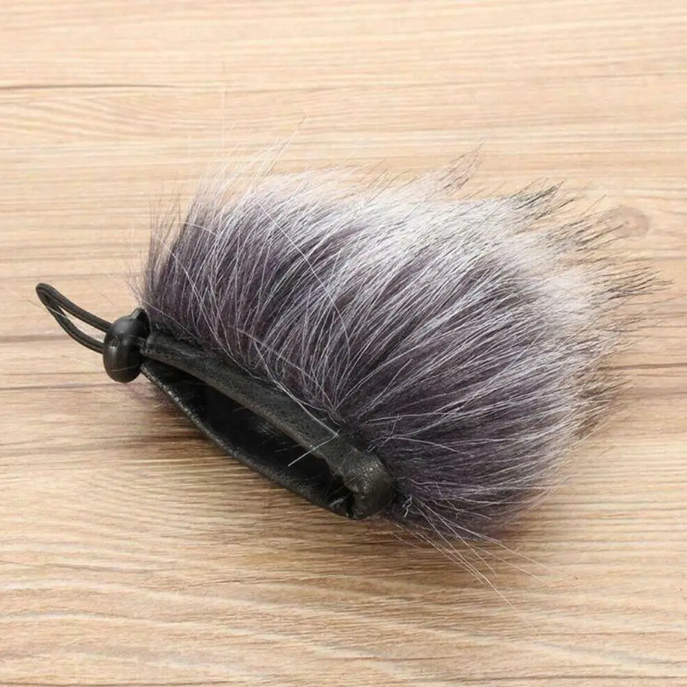 

Новейший шумоподавляющий микрофон на ветровое стекло, аксессуары для защиты от ветра, искусственный плюш, ветрозащитный съемный уличный ми...