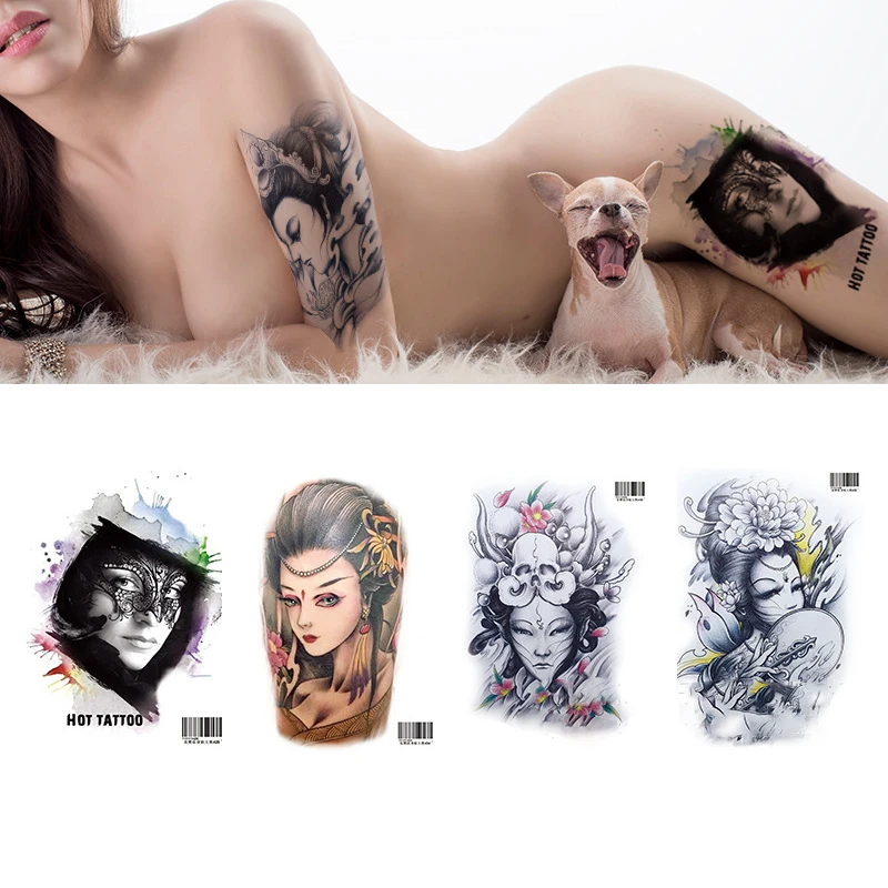 Водонепроницаемый Временные татуировки хна поддельные флеш-тату наклейки Taty Tatto