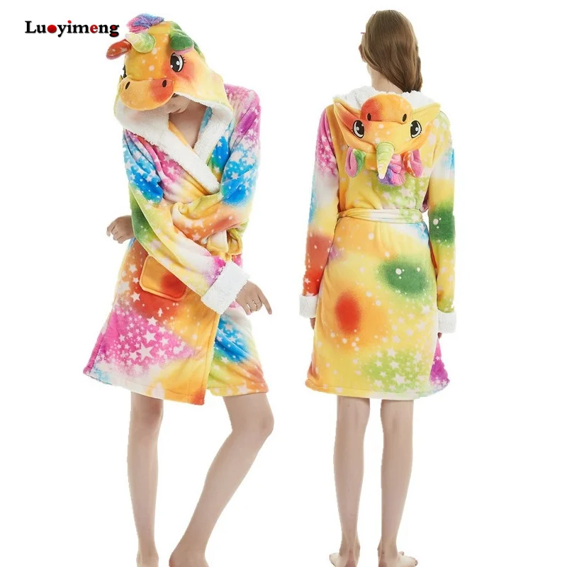 New Women Sleepwear Stich Pajamas Flannel Unicorn Sloth Onesie Adults Couple Cartoon Anime Pijama unicornio Pajama Home Clothing |