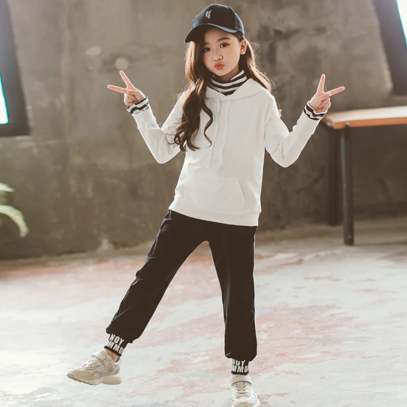 Комплект одежды для девочек-подростков Модные осенние наряды девочек задняя