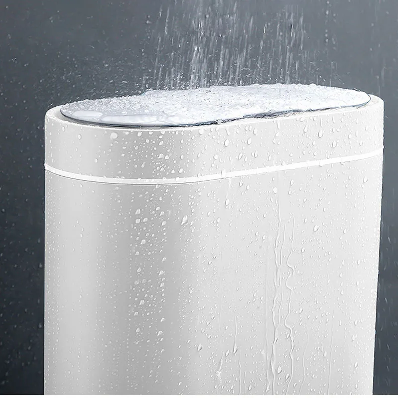 Joybos Smart Sensor Trash Can Electronic Automatic Bathroom Waste Garbage Bin Household Toilet Waterproof Narrow Seam Sensor Bin enlarge