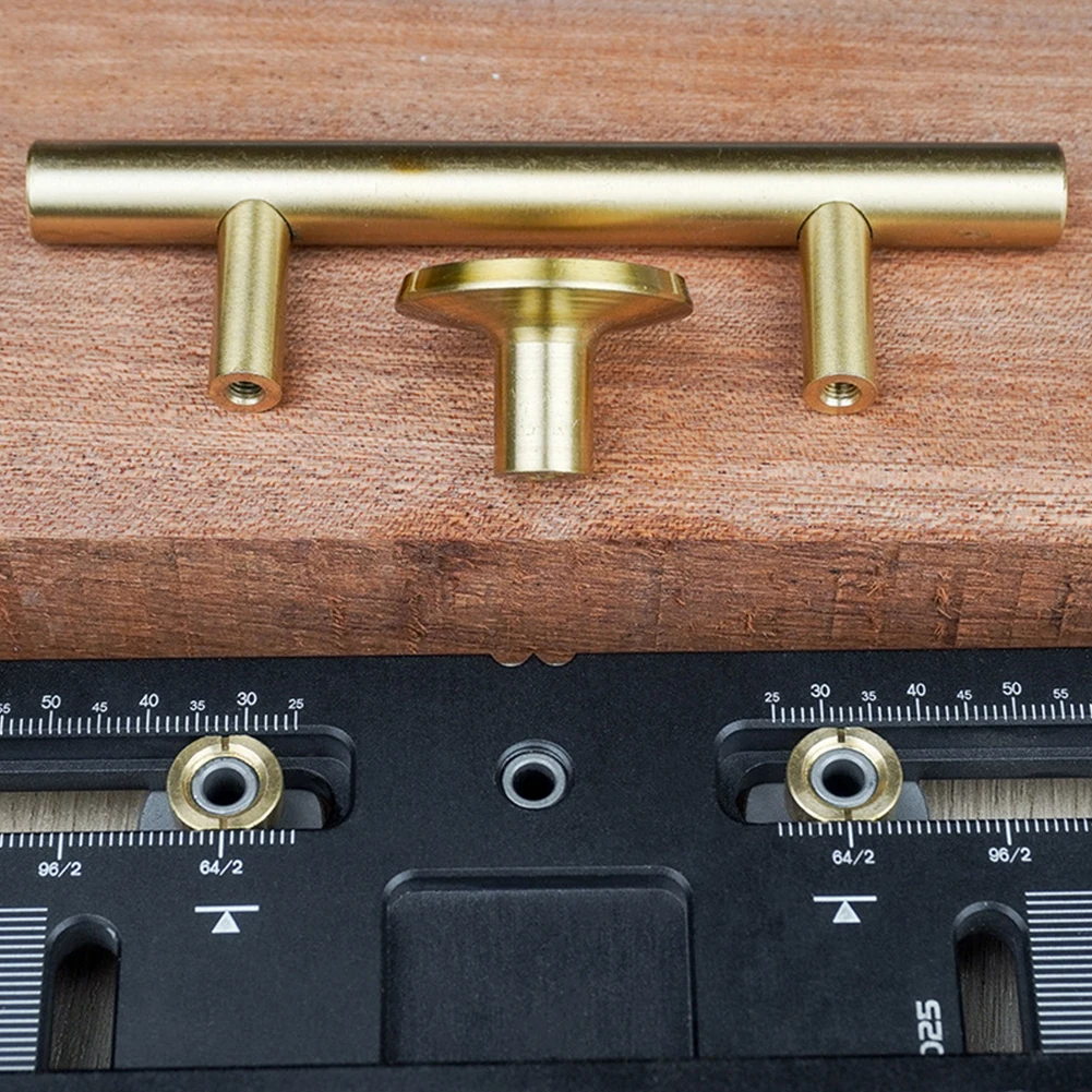 

Punch Locator Aluminum Alloy Rectangle Drill Guide Woodworking Tool Professional