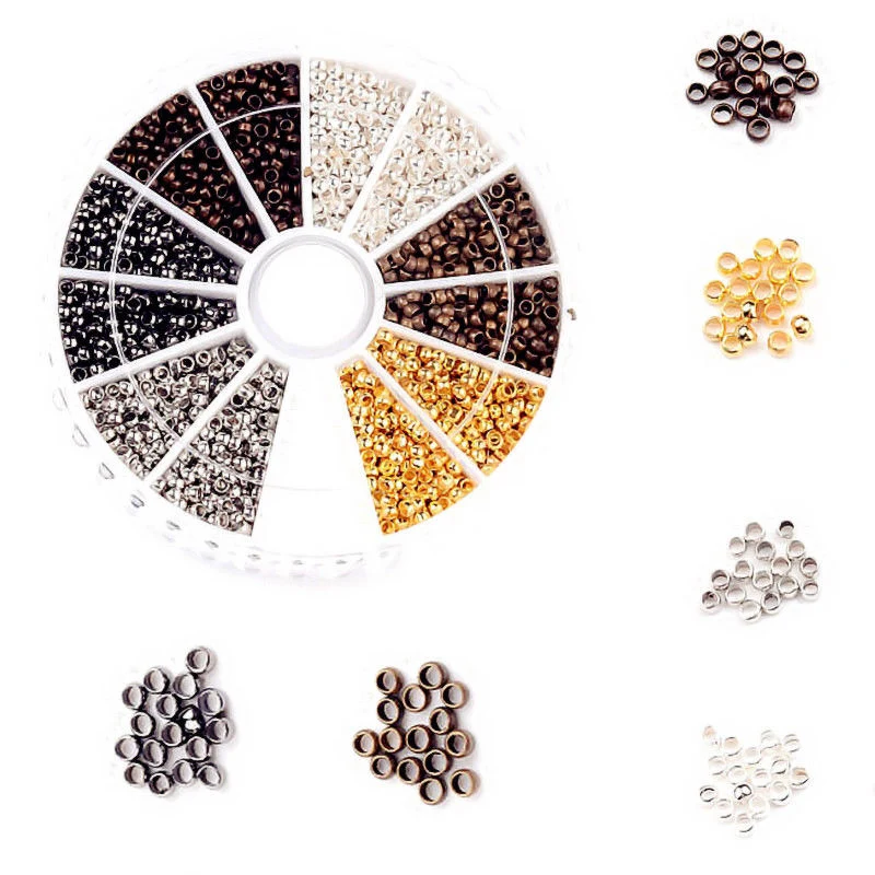 Антикоррозийные обжимные концевые бусины ювелирные изделия колье миниатюрный