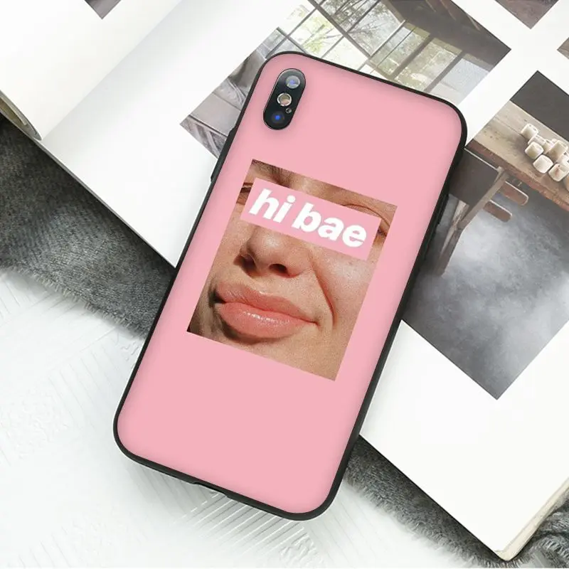 Yinuoda Винтажный Розовый эстетический песенок, черный чехол для телефона Apple iPhone 8 7 6 6S Plus X XS MAX 5 5S SE XR, чехлы