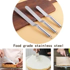 Скребок для торта, Аксессуары для выпечки, лопатка для торта из нержавеющей стали, сделай сам, посуда для выпечки, кухонный инструмент для украшения торта, кухонные гаджеты