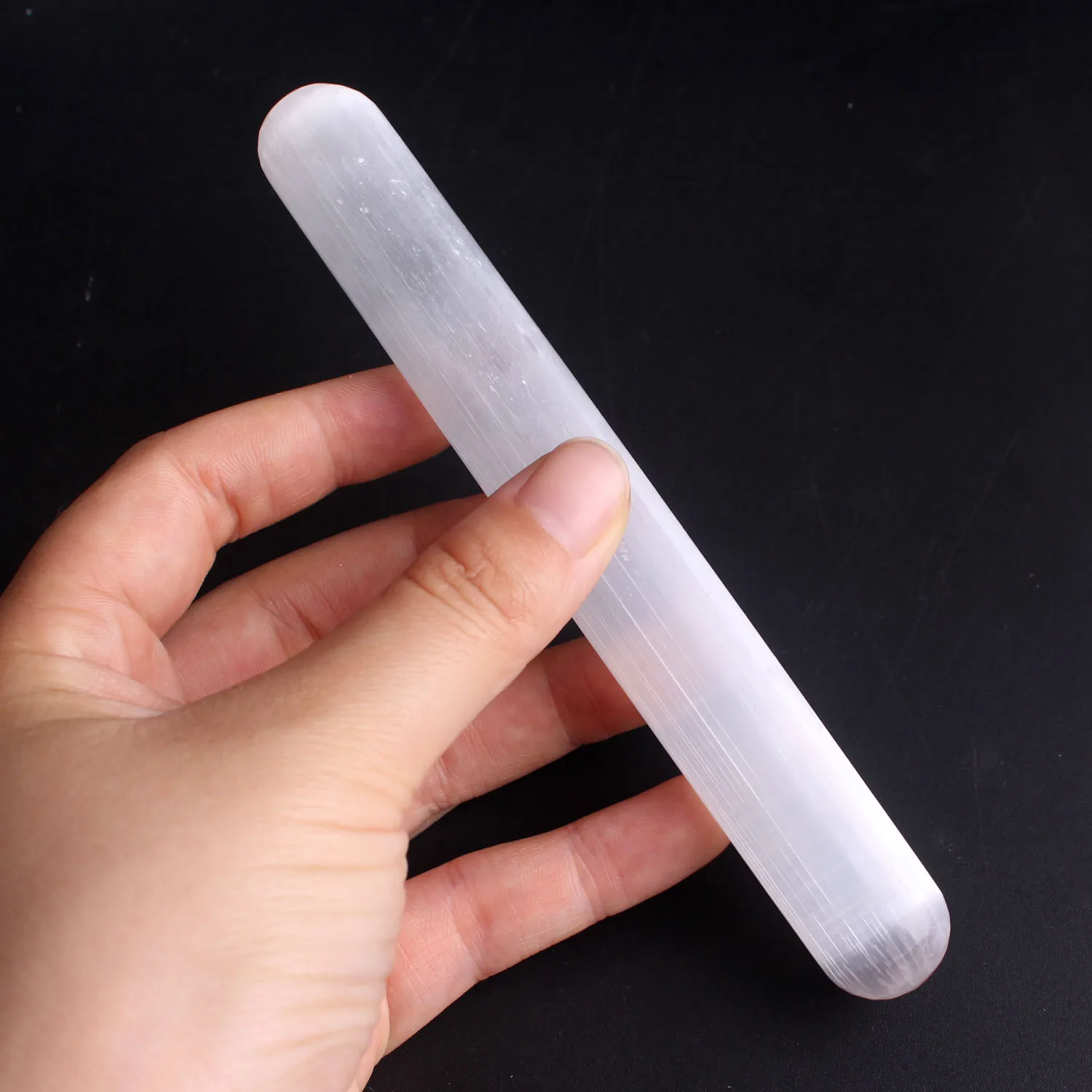 1 шт. прозрачная белая башня с селенитом гипсовая пальма тонущий камень Кварцевая