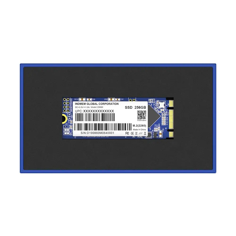 Твердотельный накопитель INDMEM MLC SSD M2 2260 256 ГБ/128 ГБ/64 ГБ M.2 твердотельный Sata HD
