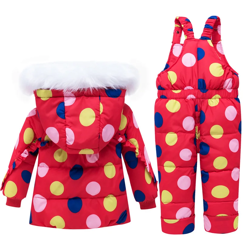  30 зимний стильный Зимний костюм для детей Детский комбинезон комплект одежды 80%