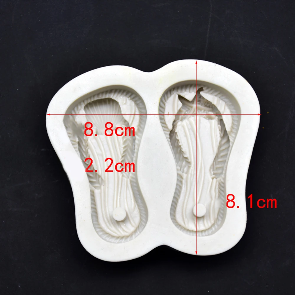 Инструменты для приготовления пищи шлепанцы форма Прозрачная силиконовая