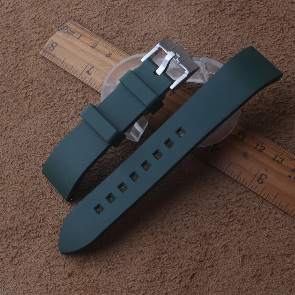 Мягкие силиконовые ремешки для часов сменный спортивный ремешок 20 мм 22