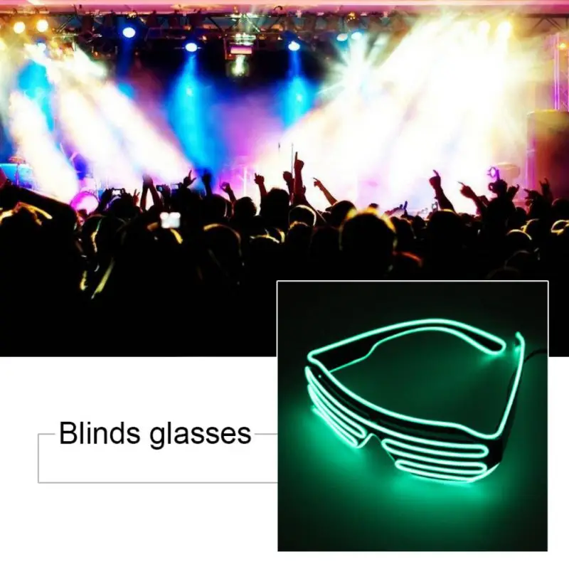 

LED Flashing Light Up Glasses Rave Wedding Party Indoor Outdoor Night Shows Activities Christmas Decors HOT