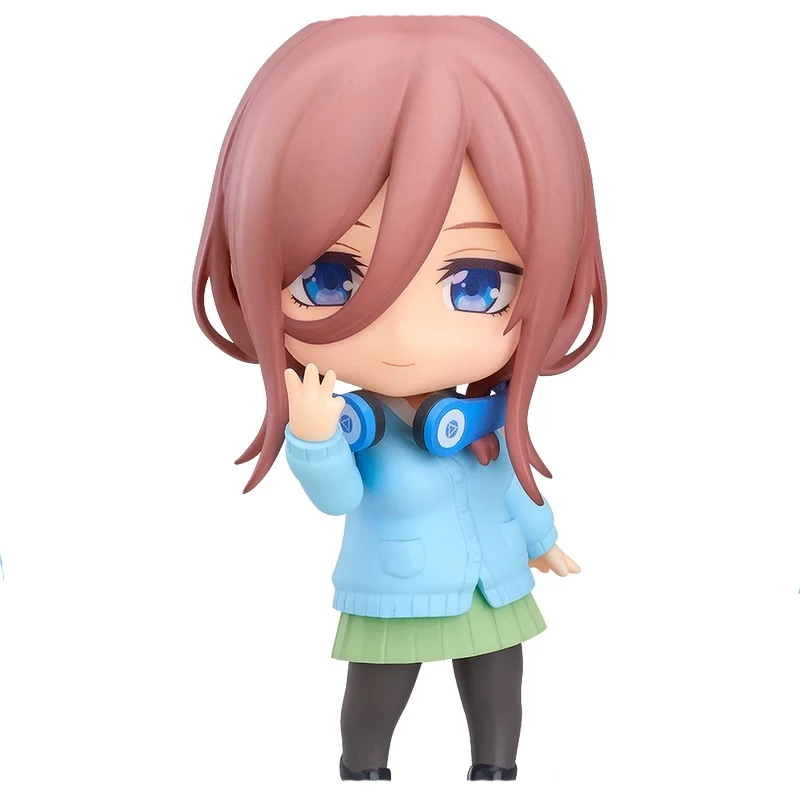 

The Quintessential Quintuplets Q. Version Genuine Nakano Miku 10cm Japanese Anime Figure Cartoon PVC Model Kids Gift Figurine
