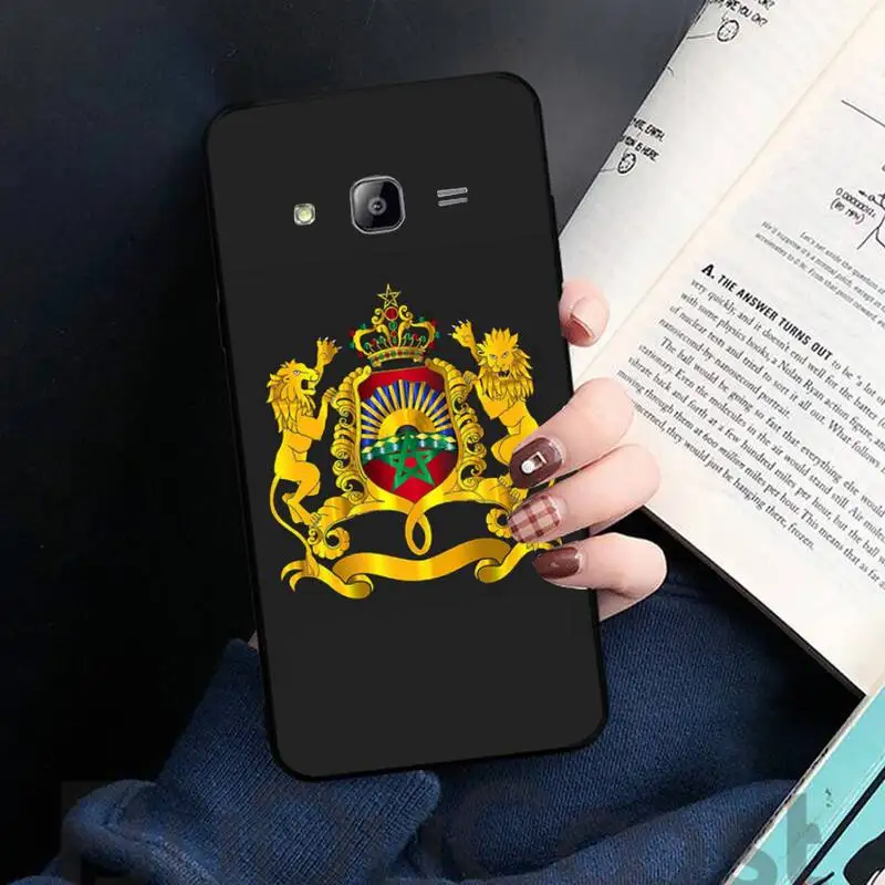 

Morocco Flag Coat Of Arms Symbol Phone Case For Samsung A32 A51 A52 A71 A50 A12 A21S S10 S20 S21 Plus Fe Ultra