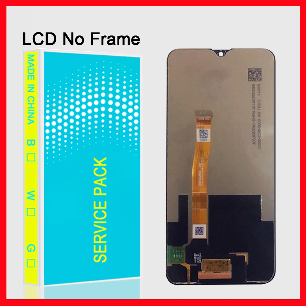 6 3inch original for realme 5 pro lcd display touch screen digitizer assembly for realme 5pro lcd with frame replacement free global shipping