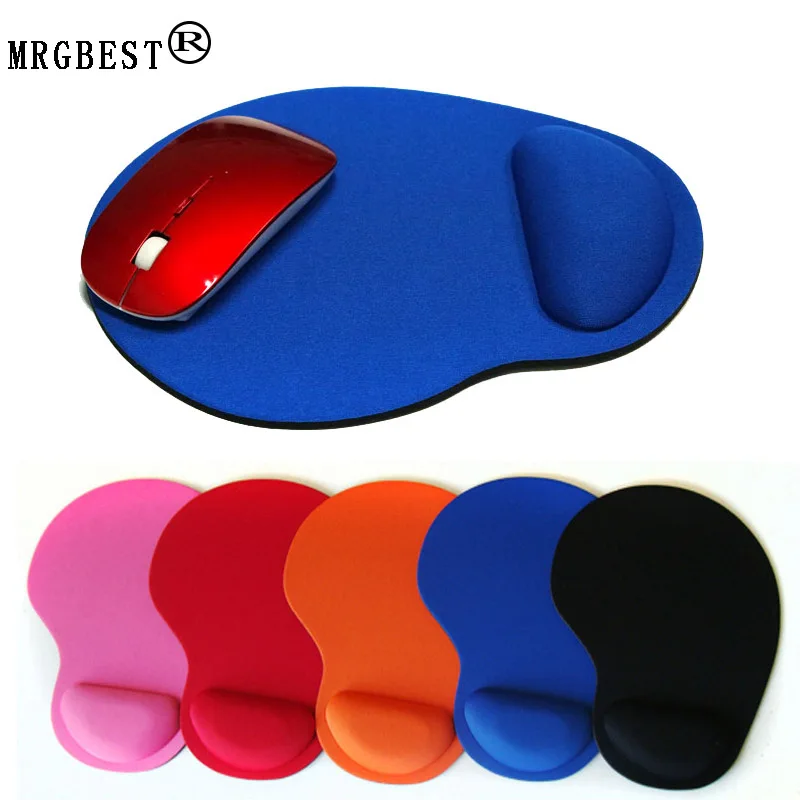 

MRGBEST New Wrist Protect Optical Trackball PC Thicken Mouse Pad Support Comfort Mat Mice Laptop Gaming Mousepad 8 Colors