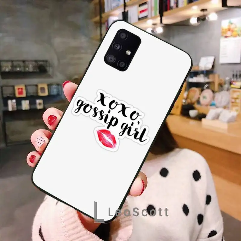 

TV Gossip Girl Phone Case For Samsung A50 A51 A52 A71 A31 A21S S8 S9 S10 S20 S21 Plus Fe Ultra