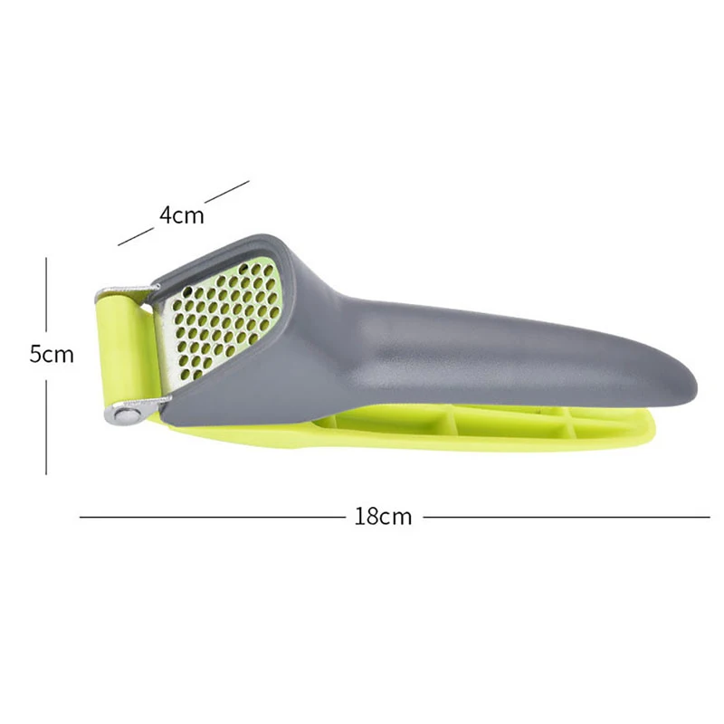 

1PC Stainless Steel Garlic Press Hand Press Shredder Designed To Fit Comfortably Into The Palm Of The Hand For Kitchen Supplies