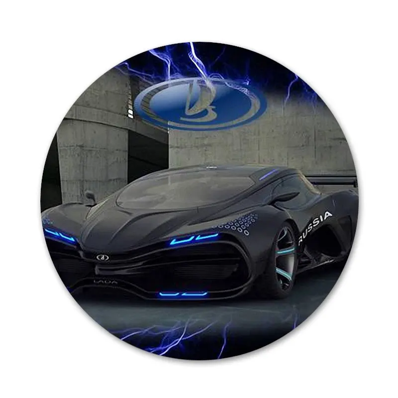 

Russian National Automobile LADA Badge Brooch Pin Accessories For Clothes Backpack Decoration gift