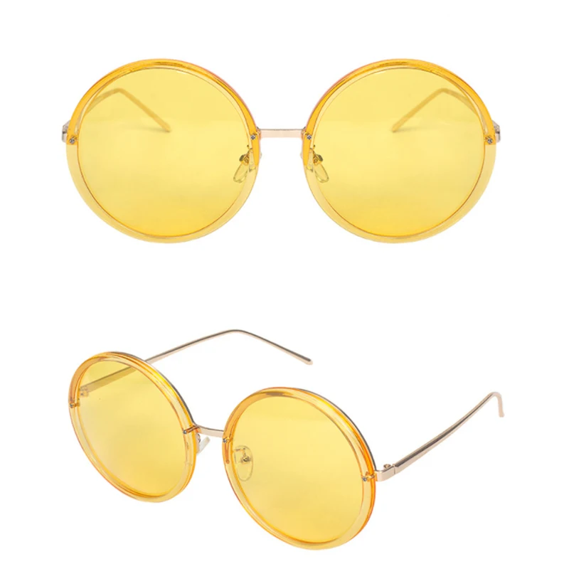 2019 трендовые классические солнцезащитные очки ретро большая круглая оправа