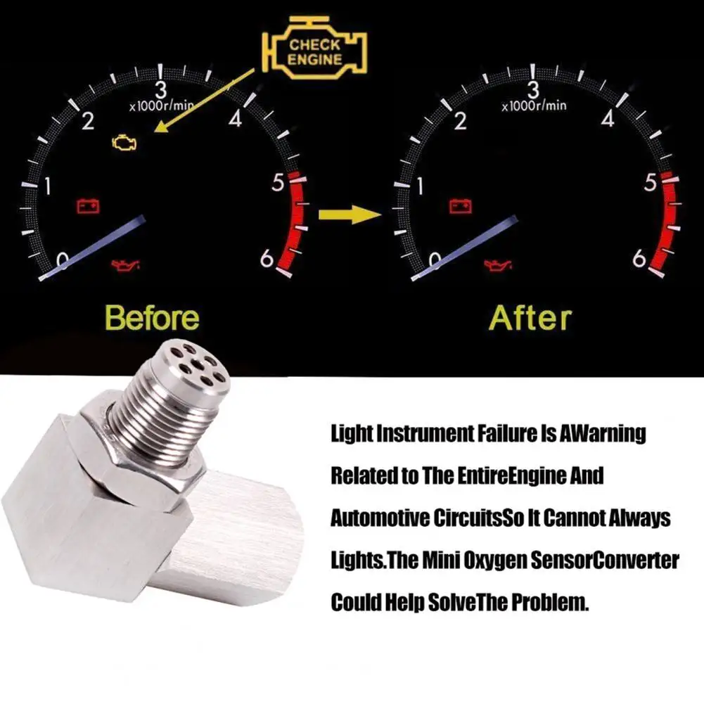 80% хит продаж! THB030 90 градусов O2 расширитель датчика кислорода Spacer CEL Элиминатор