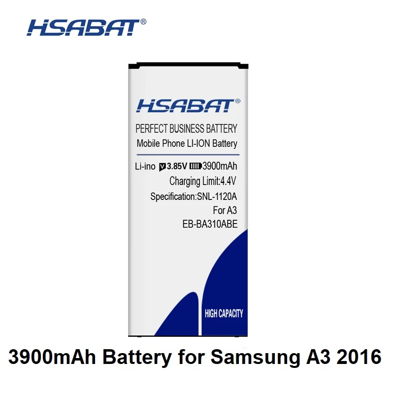 Hsabat 3900 мА/ч, EB-BA310ABE Батарея для samsung Galaxy A3 Edition A310 A3100 A310F A5310 A310M A310Y