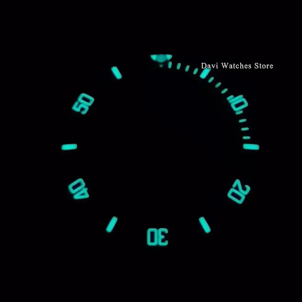 

38mm Super Luminous Watch Bezel Insert Black/Blue/Green Ceramic Bezel Ring Insert Watch Parts Fits For 40mm Watches