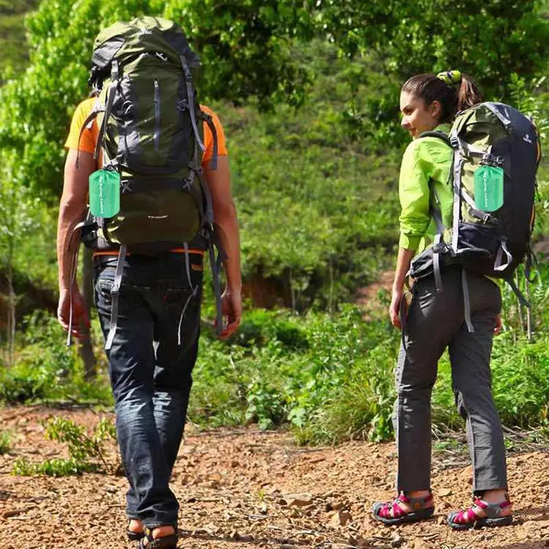 Новый легкий спальный мешок для кемпинга уличный экстренный со шнурком