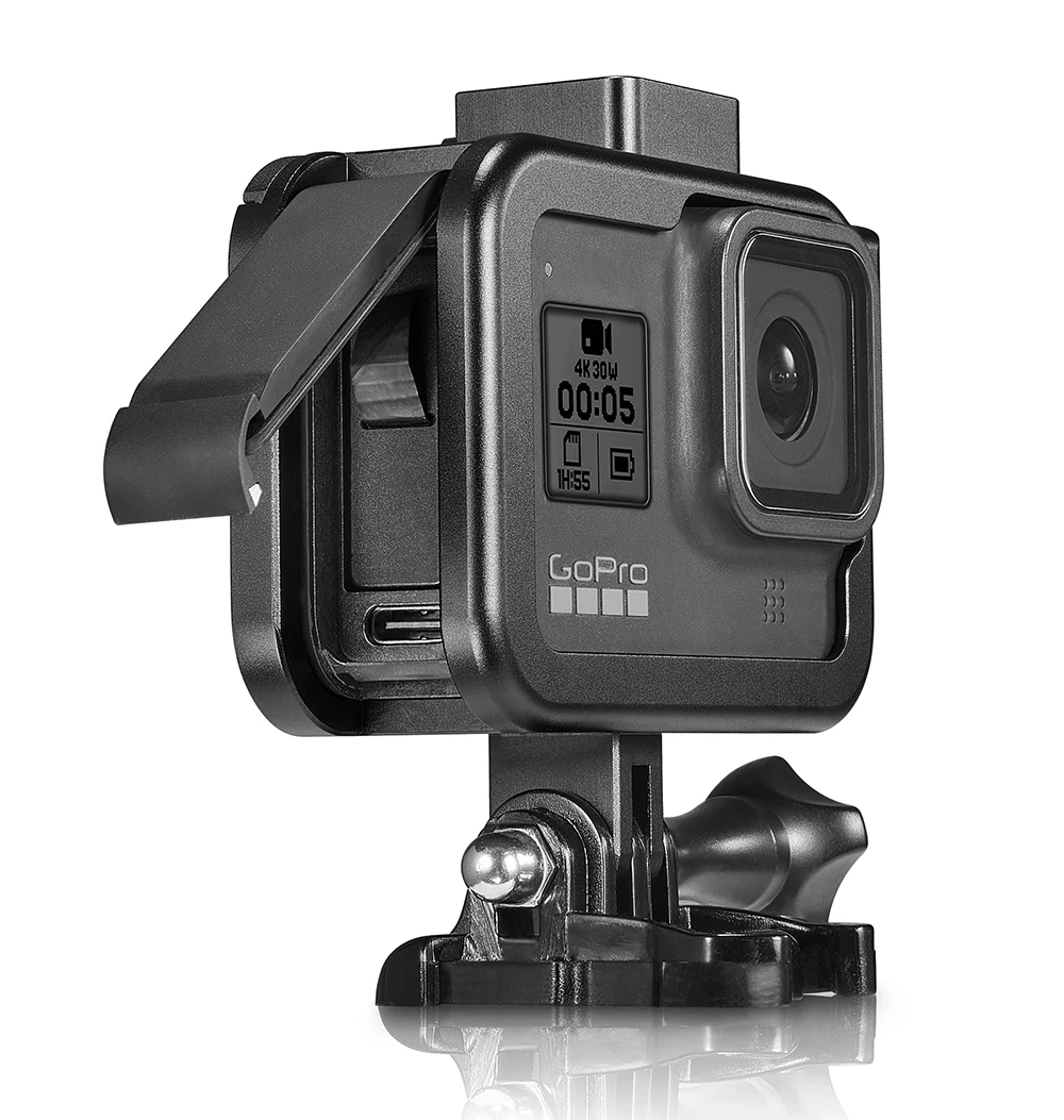 Для GoPro Hero 8 черная экшн камера защитная зеркальная крышка или алюминиевая рамка