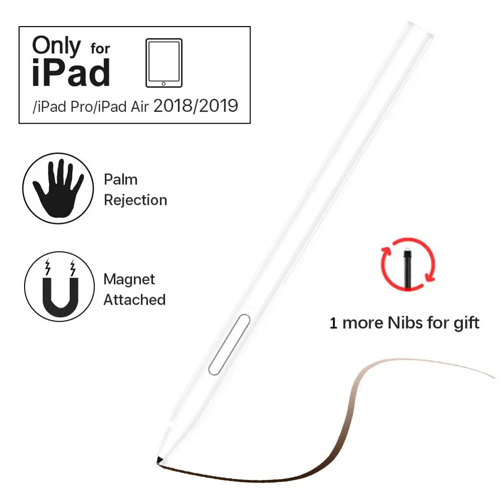 Сменный стилус с ладонью Активный цифровой для Apple iPad pro 2018 11/12 9/2019 новинка 10 2