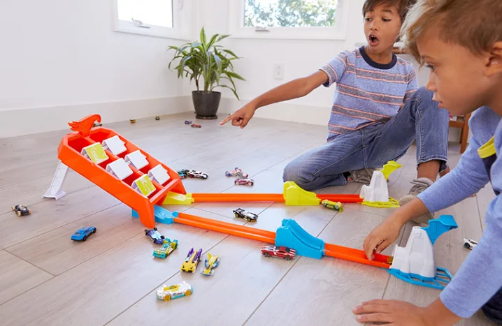 Hotwheels круговая дорожка, игрушка, детские машинки, игрушки, пластиковые металлические мини-машинки, машины для детей, обучающая машинка, игрушка