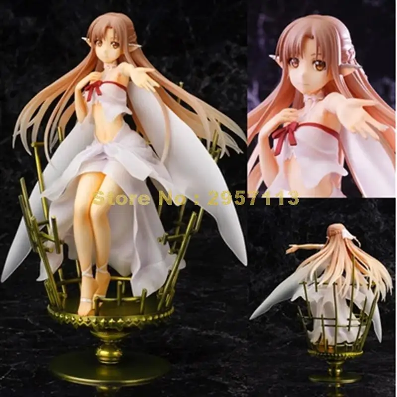 Аниме меч искусство онлайн сказочные танцы Asuna Alo фигурка из ПВХ коллекционные