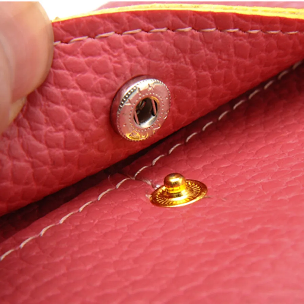 Aelicy Girls coin purse Leather Pure Color Coin Bags simple women wallets pouch Card Holder bolso nina portamonete 2020 new | Багаж и