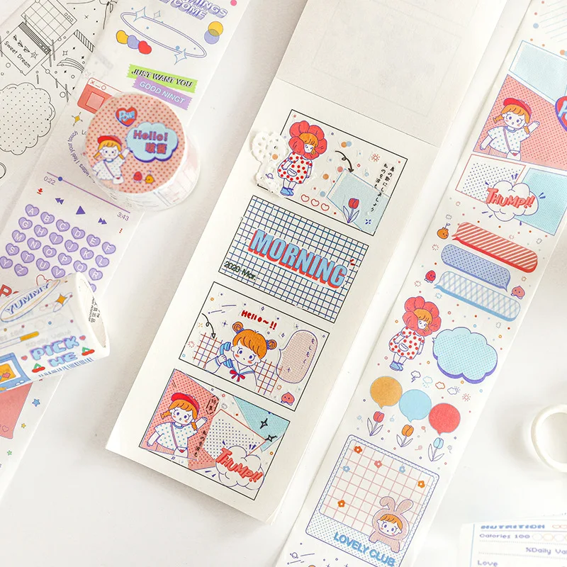 Японская бумажная лента Washi частная серия сообщений Сделай Сам Украшение