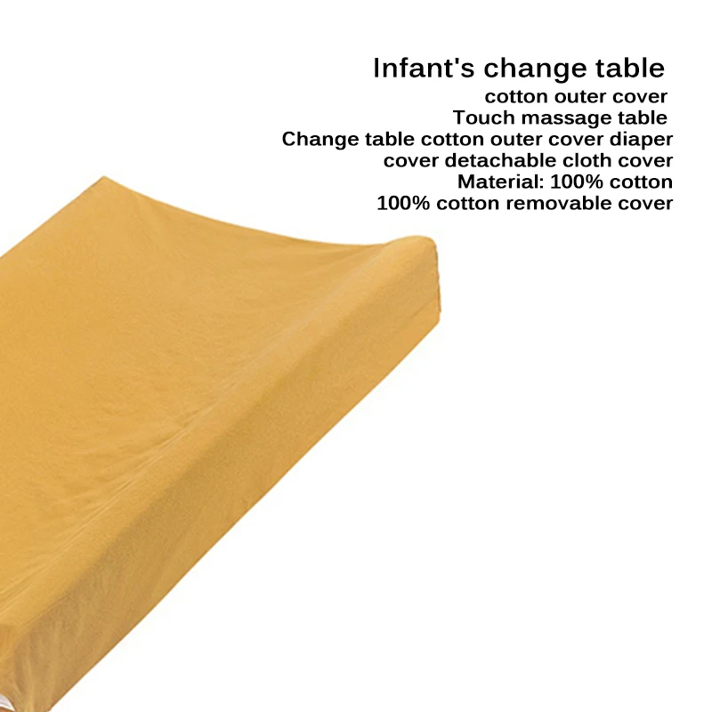 

Adjustable Newborn Cover Breathable Safe Comfortable Protective Cover Case Solid Color Cotton Baby Changing Table Pad Baby Care