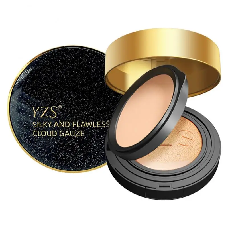 

YZS Double Air Cushion BB Cream Isolation BB Nude Concealer Oil Control Moisturizing Liquid Foundation Bare Makeup CC Cream