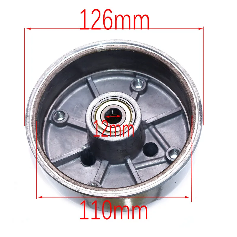 Ступица заднего колеса и барабанные тормозные колодки для велосипеда обезьяны Z50