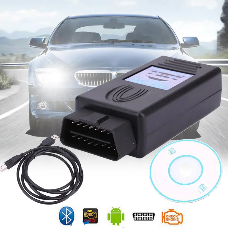 Автомобильный диагностический USB-сканер VEHEMO EML327 программатор ключей OBD2