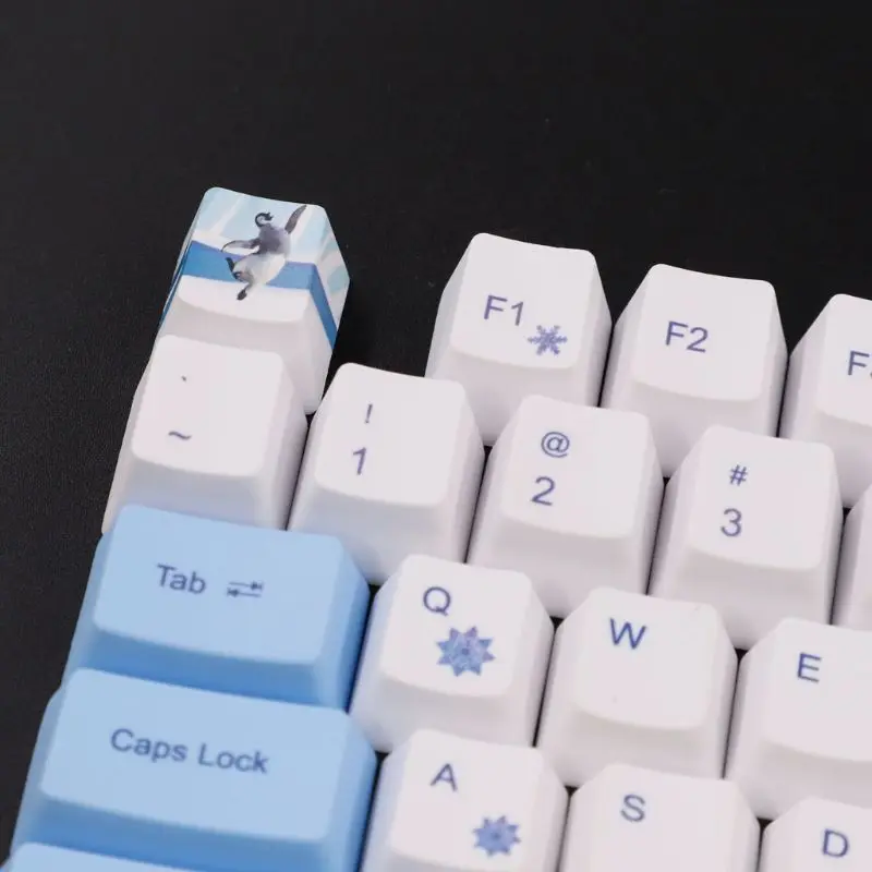 

113 Keys Antarctic Penguin OEM PBT Dye-Sublimation Mechanical Keyboard Keycaps Dropship