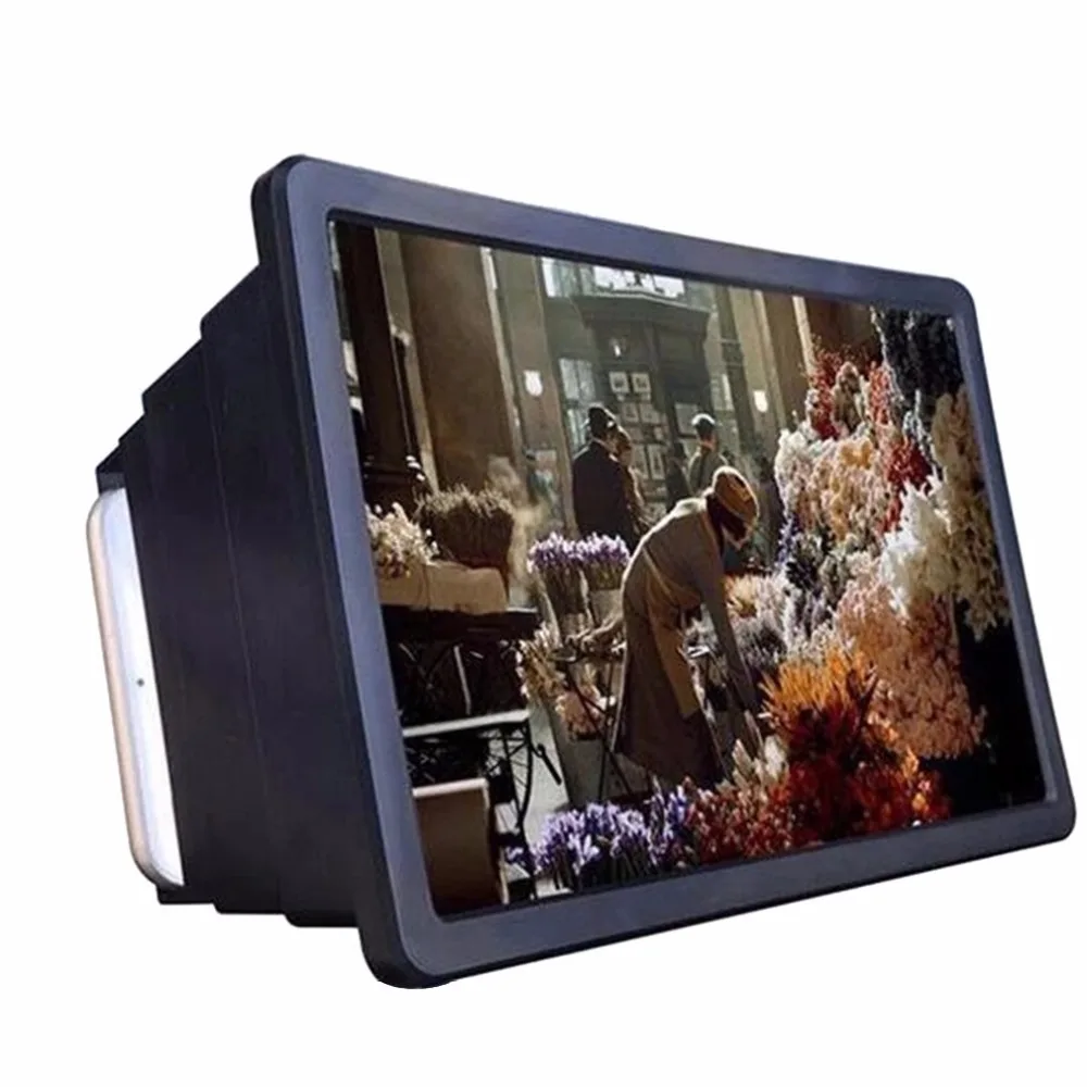 Универсальный мобильный телефон 3D экран HD видео усилитель увеличительное стекло Стенд кронштейн держатель Прямая поставка