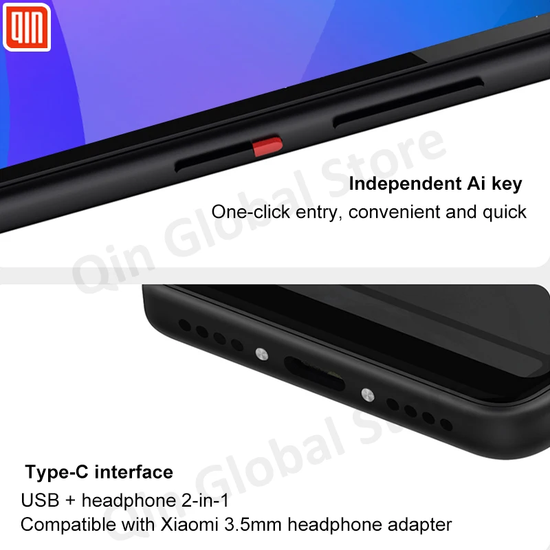 Tel&eacute;fono QIN 2 Pro versi&oacute;n Global, pantalla completa, red 4G, Wifi, 5,05 pulgadas, 2100mAh, Android 9,0, SC9863A, Octa Core, funci&oacute;n Qin 2pro-5