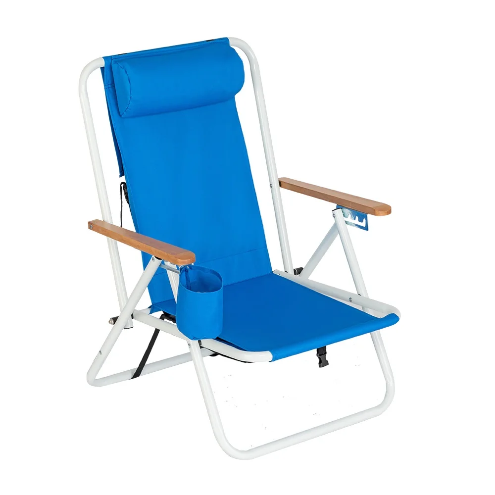 구매 접이식 경량 라운지 비치 의자, 낚시 등받이 야외 휴대용 캠핑 데크 의자 하이킹 낚시용