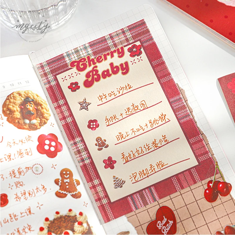 

30 Sheets /pack Baby Toy House Street Corner Shop Memo Message Notepads Check List