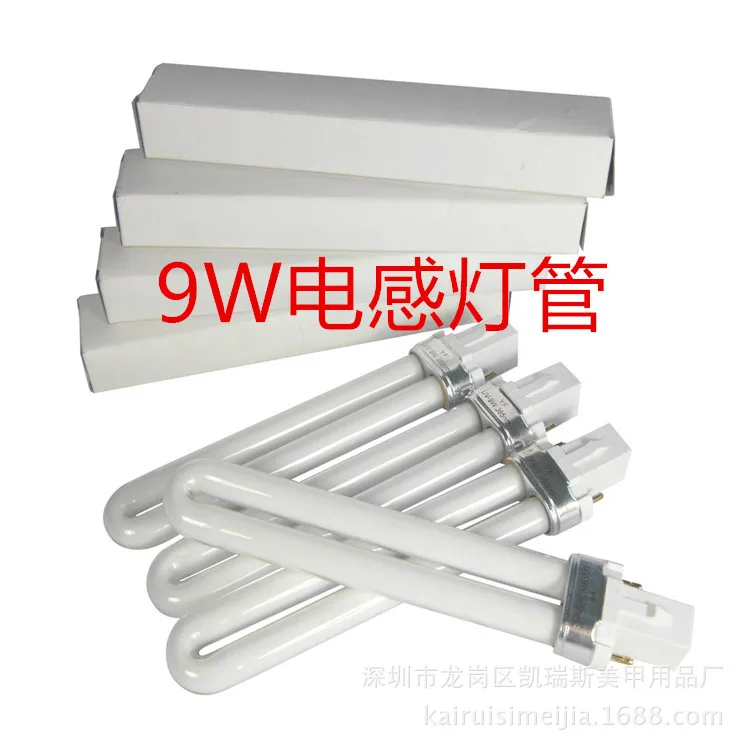 Для ногтей фототерапия принадлежности для ламп 9 Вт УФ лампа индуктор пузырь